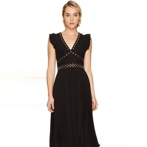 Kate Spade NWT Pleated Stud Crêpe Dress - Size 8